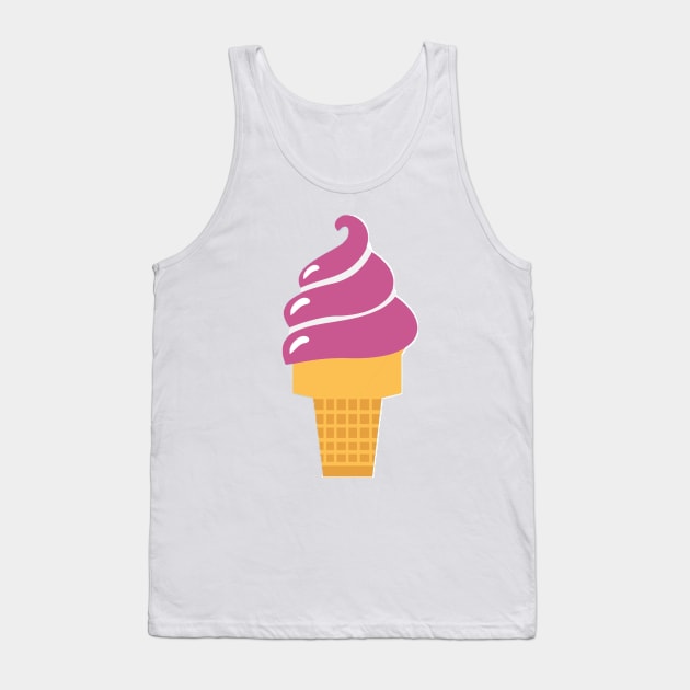 soft serve ice cream cone Tank Top by victoriaarden